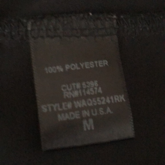 Long Black Silky Polyester Tunic - Picture 9 of 9